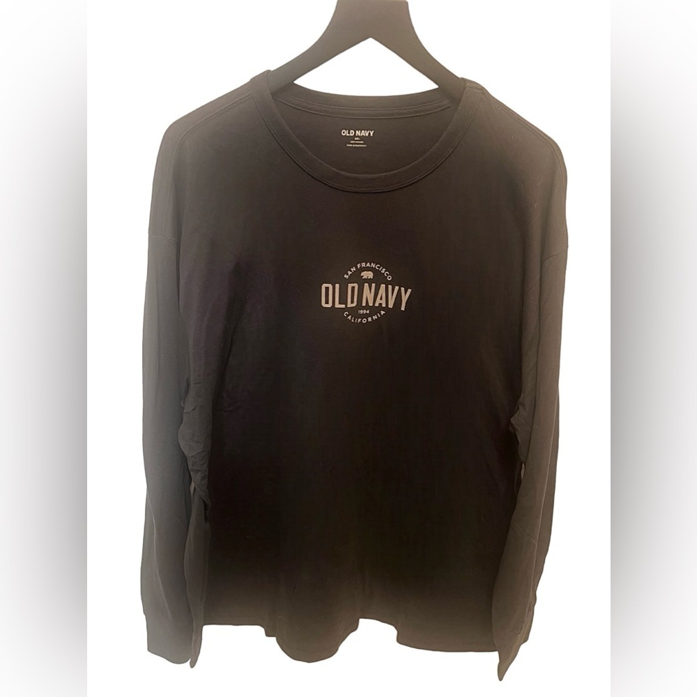 Old Navy, Women’s soft-washed, long sleeve crew neck shirt, XXL, Dark grey